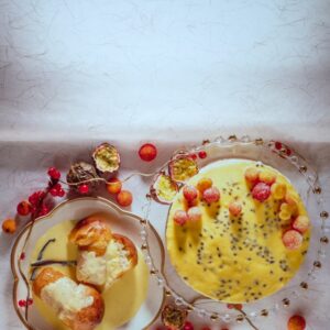 DOLCE AL FRUTTO DELLA PASSIONE E BABÀ - 7135