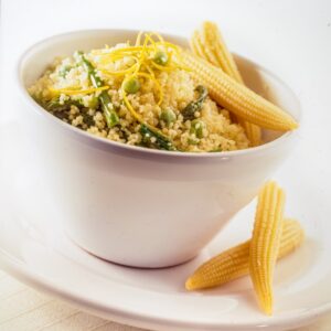 COUSCOUS PISELLI, FAGIOLINI E ASPARAGI