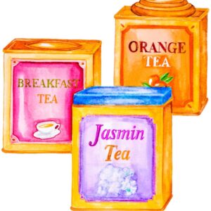 SCATOLE DI LATTA PER IL TÈ