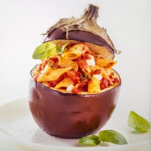 MELANZANE RIPIENE CON PASTA E POMODORO - 7223