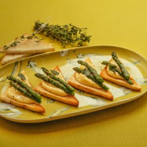 CANAPÈ CON MAIONESE E ASPARAGI