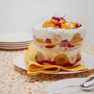 PANNA MONTATA CON FRUTTA SCIROPPATA - 7301