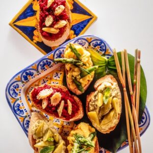 CROSTINI DI PANE FARCITI