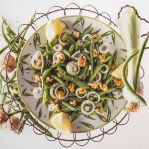 INSALATA DI FAGIOLINI CIPOLLOTTI E NOCI - 7367