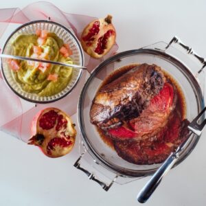 BRASATO AL VINO ROSSO E GUACAMOLE - 7984