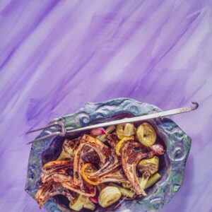 COSTINE DI AGNELLO CON CARCIOFI - 8003