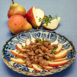 STRACCETTI DI MANZO CON PERE E MAGGIORANA - 8022