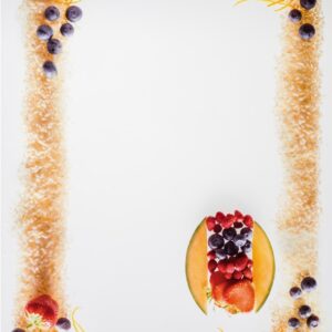 CORNICE DECOR RISO E FRUTTI DI BOSCO - 8142
