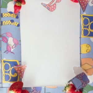 CORNICE DECOR FRAGOLE E ILLUSTRAZIONE - 8188