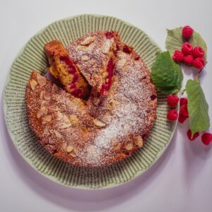 TORTA AI LAMPONI E MANDORLE - 8592