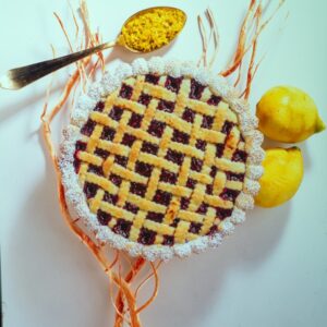 CROSTATA CON CONFETTURA DI MIRTILLI E LIMONI - 8633