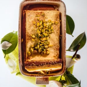 MATTONELLA MILLEFOGLIE CON PISTACCHI E CREMA COTTA - 8684