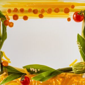 CORNICE, DECORAZIONE, DECOR, RETTANGOLO, PASTA, ZUCCHINE - 8750
