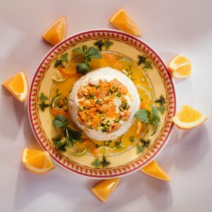 BUDINODI RICOTTA CON ARANCE PINOLI E PISTACCHI - 9323