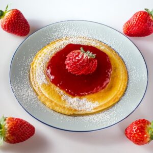 OMELETTE CON CREMA DI MELE E FRAGOLE - 9324