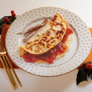 CREPES CON CONFETTURA DI CILIEGIE E CANNELLA - 9362