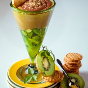 CIOCCOLATA CON BISCOTTI E KIWI - 9387