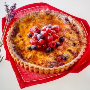 CROSTATA CON CREMA COTTA E FRUTTI DI BOSCO - 9524