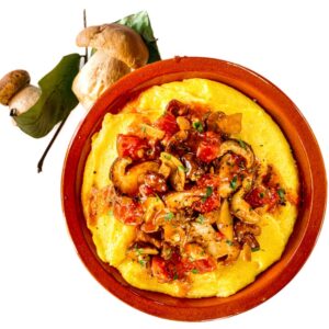 POLENTA CON FUNGHI PORCINI - 9556