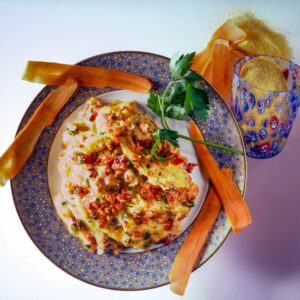 POLENTA CON RAGÙ E VERDURE- 9557