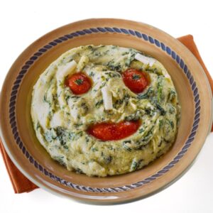 POLENTA CON SPINACI - 9560