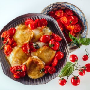 FORMAGGIO FRITTO CON POMODORINI - 9569