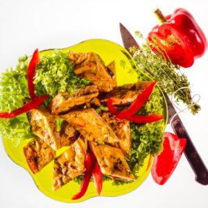 ROMBI DI FRITTATA CON PEPERONE E TIMO - 9610