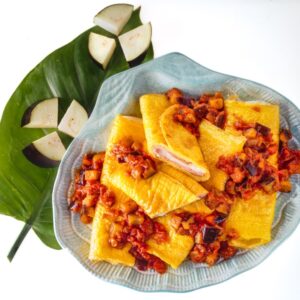 OMELETTE CON MELANZANE PROSCIUTTO E FORMAGGIO - 9611