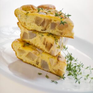 FETTE DI FRITTATA AL TOPINAMBUR - 9628