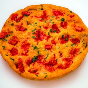 FOCACCIA CON POMODORO E BASILICO - 9631