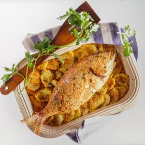 PAGELLO AL FORNO CON PATATE - 9642