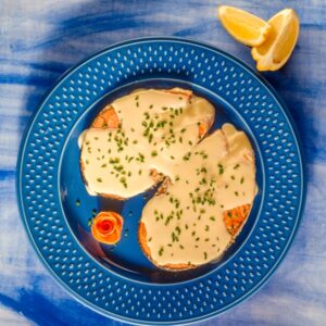 TRANCI DI SALMONE CON YOGURT E SENAPE - 9654