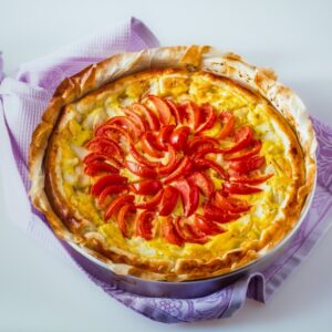 TORTA SALATA DI STOCCAFISSO E POMODORI - 9701