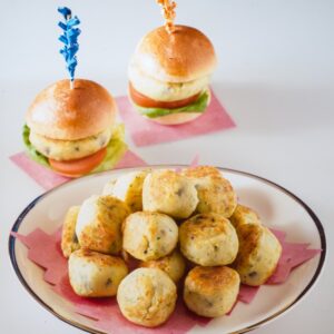 MINI HAMBURGER DI PESCE E RISO - 9705