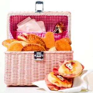 CESTO DA PICNIC CON PIZZETTE TORTINE SCONES  PANINI - 9712