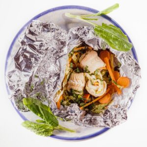 INVOLTINI DI SOGLIOLE CON SPINACI E CAROTE - 9745
