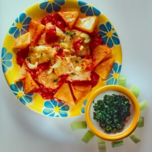 BACCALÀ CON PATATE POMODORO E SEDANO - 9753