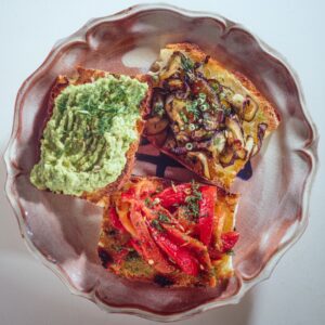 CROSTONI DI PANE CON VERDURE - 9766