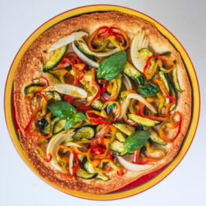 SCHIACCIATA CON VERDURE E BASILICO - 9880