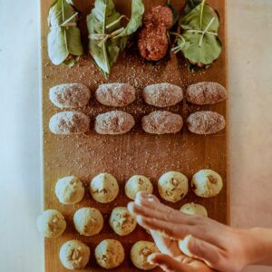 PREPARAZIONE POLPETTE - 1755
