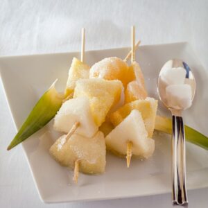 SPIEDINI DI PERE E ANANAS - 1889