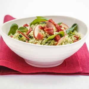INSALATA DI RISO CON PROSCIUTTO SPINACI E CETRIOLI - 3138