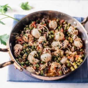 CALAMARETTI CON POMODORO E PISELLI - 4424