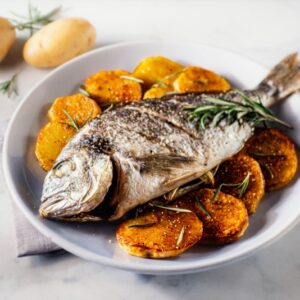 ORATA ALLA GRIGLIA CON PATATE E ROSMARINO - 4425