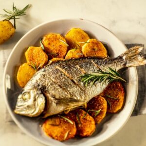 ORATA ALLA GRIGLIA CON PATATE E ROSMARINO - 4428