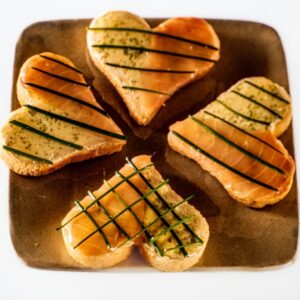 TARTINE CUORE AL SALMONE - 4449