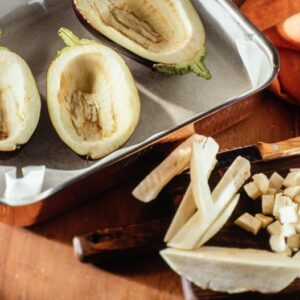 MELANZANE E ZUCCHINE RIPIENE (STEP 1) - 4522