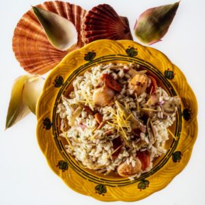 RISO CON CARCIOFI E CAPESANTE - 4058