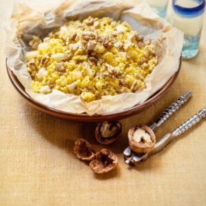 RISOTTO CON MELE NOCI E ZAFFERANO - 4083