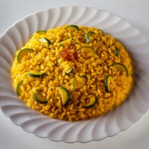 RISOTTO ALLO ZAFFERANO CON ZUCCHINE - 4088